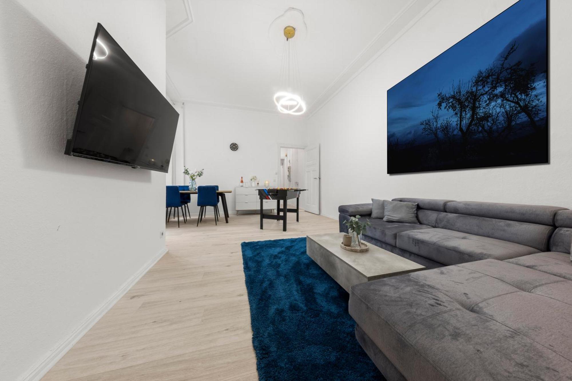 62Qm2, Massageseat, Billard-Table, King-Sized Bed Apartment Berlin Luaran gambar